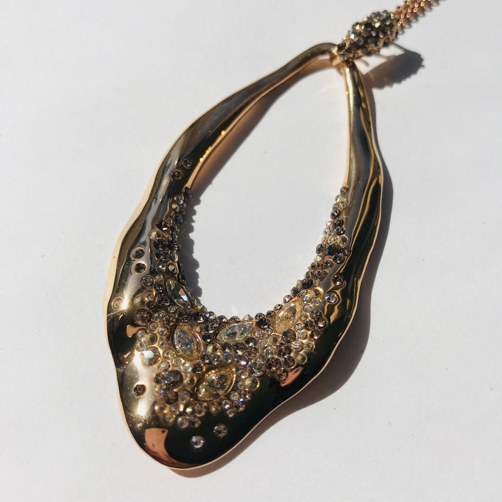 Alexis Bittar Gold & Crystal Havisham Necklace